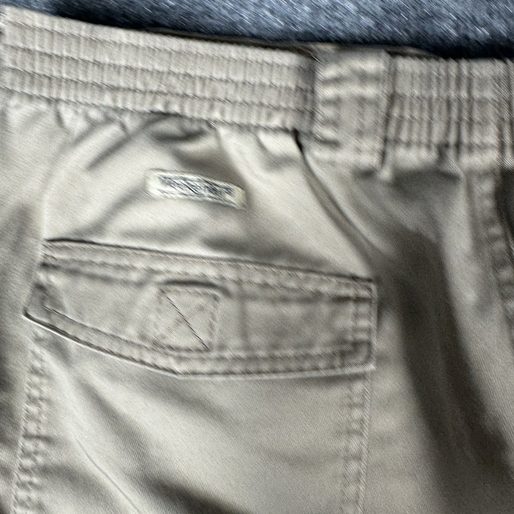 Vintage Weekender Shorts Mens 38 Tan Cotton 90s Dad Shorts Cargo Y2K Khaki Beige - Picture 6 of 7